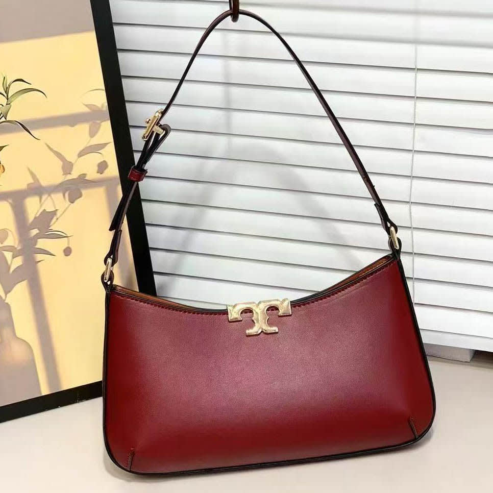 Tory Burch Small Eleanor Wine Shoulder Bag-0