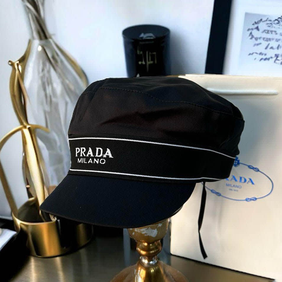 Prada Black Premium Sailor Hat-1