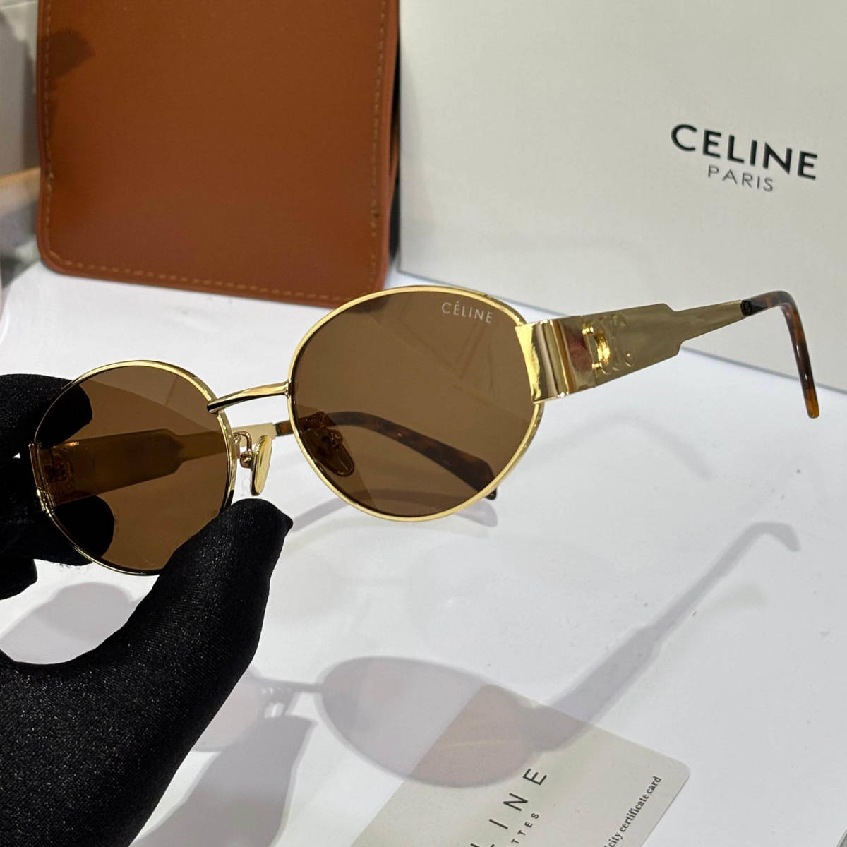 Celine Brown Premium Women's Sunglasses-1