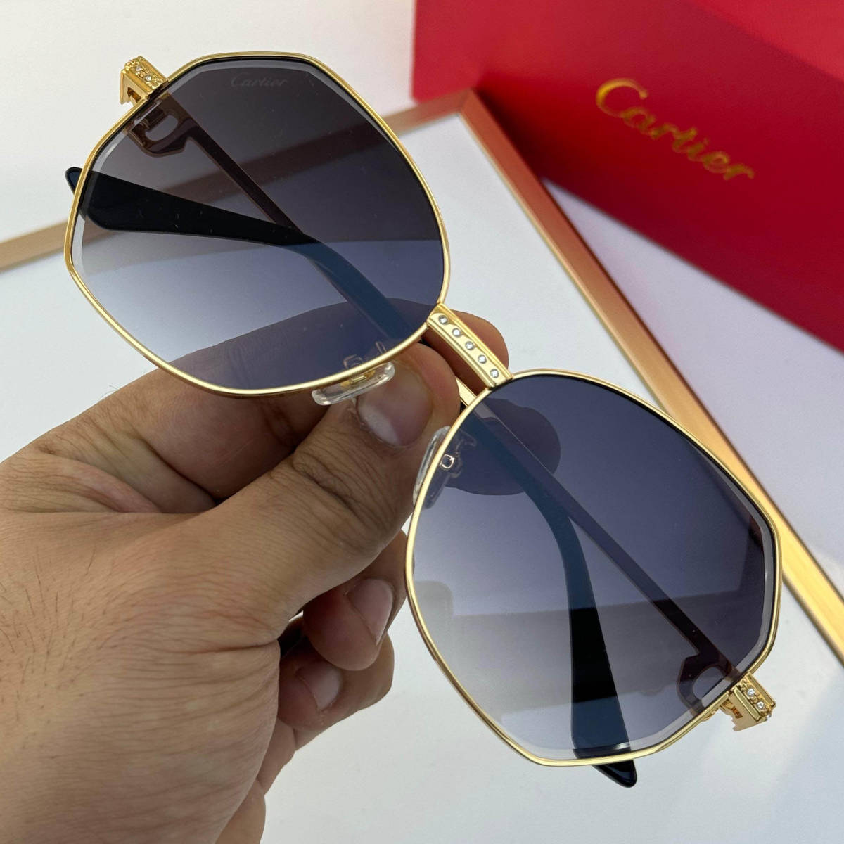 Cartier Blue Premium Women's Sunglasses-0