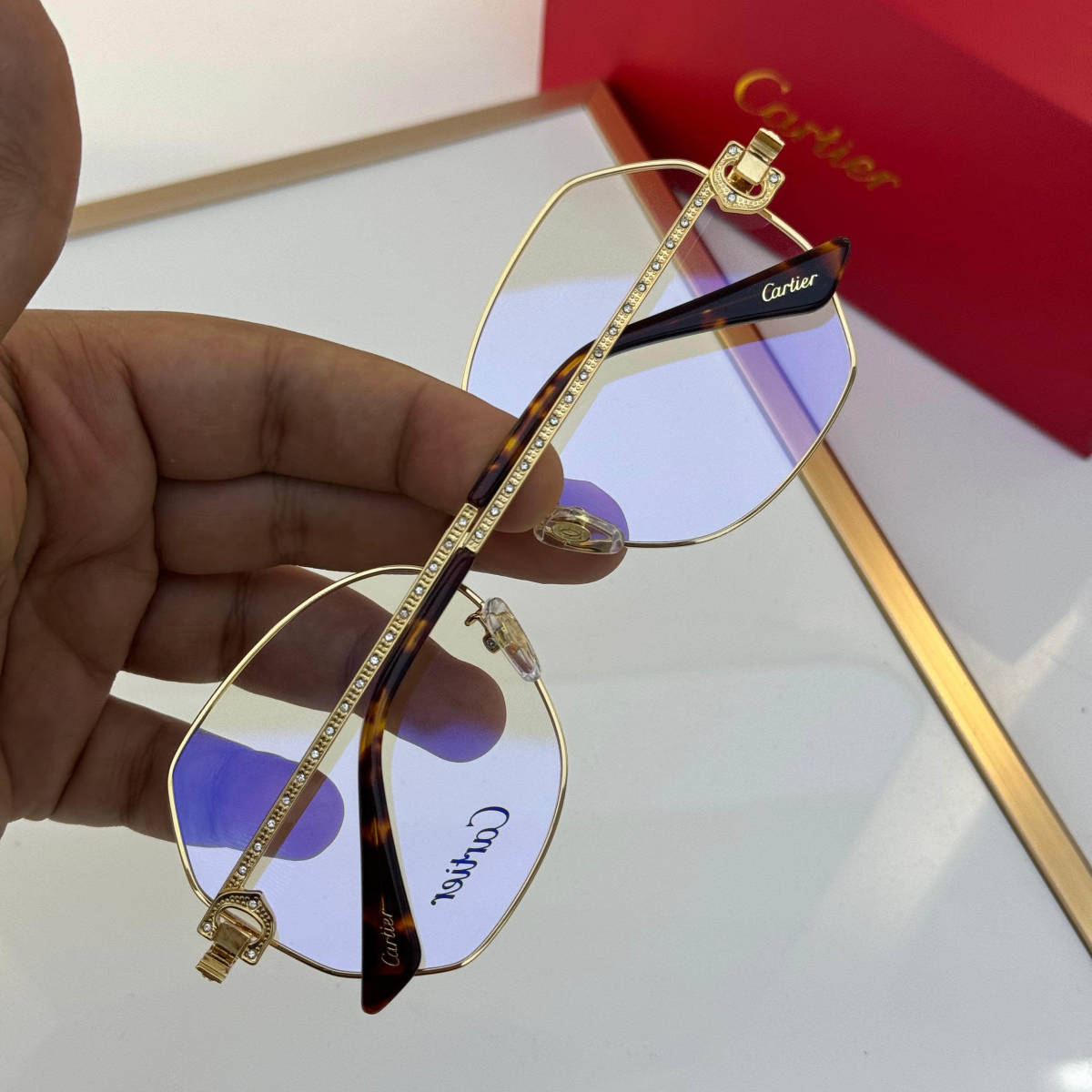 Cartier Blue Premium Women's Sunglasses-1