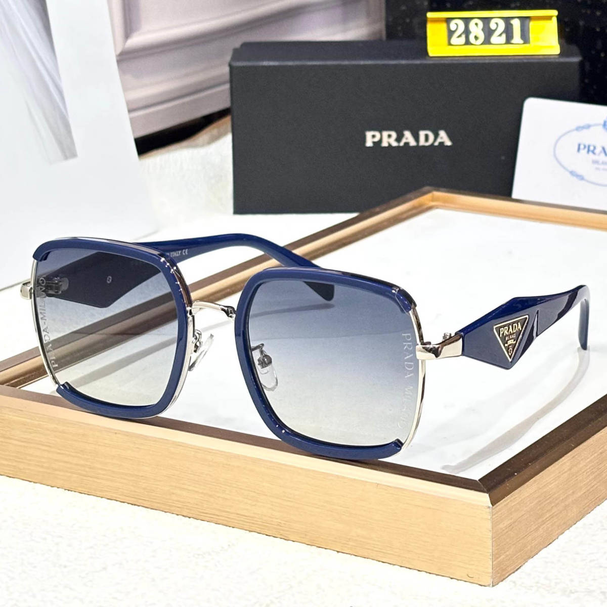 Prada Blue Luxury Sunglasses-0