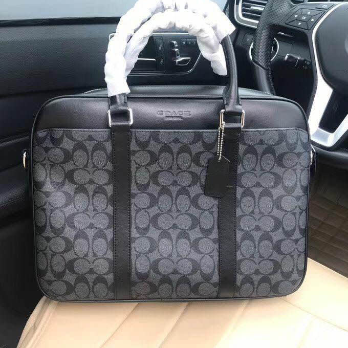 Coach Perry Signature Briefcase Laptop Bag-1