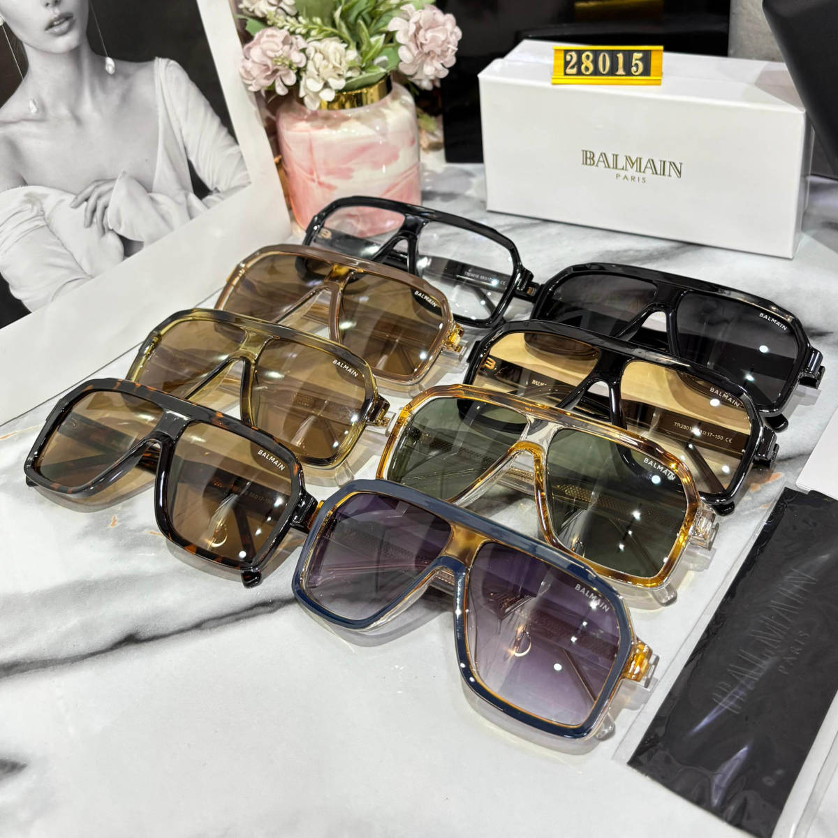 Balmain Dark Brown Luxury Sunglasses-2