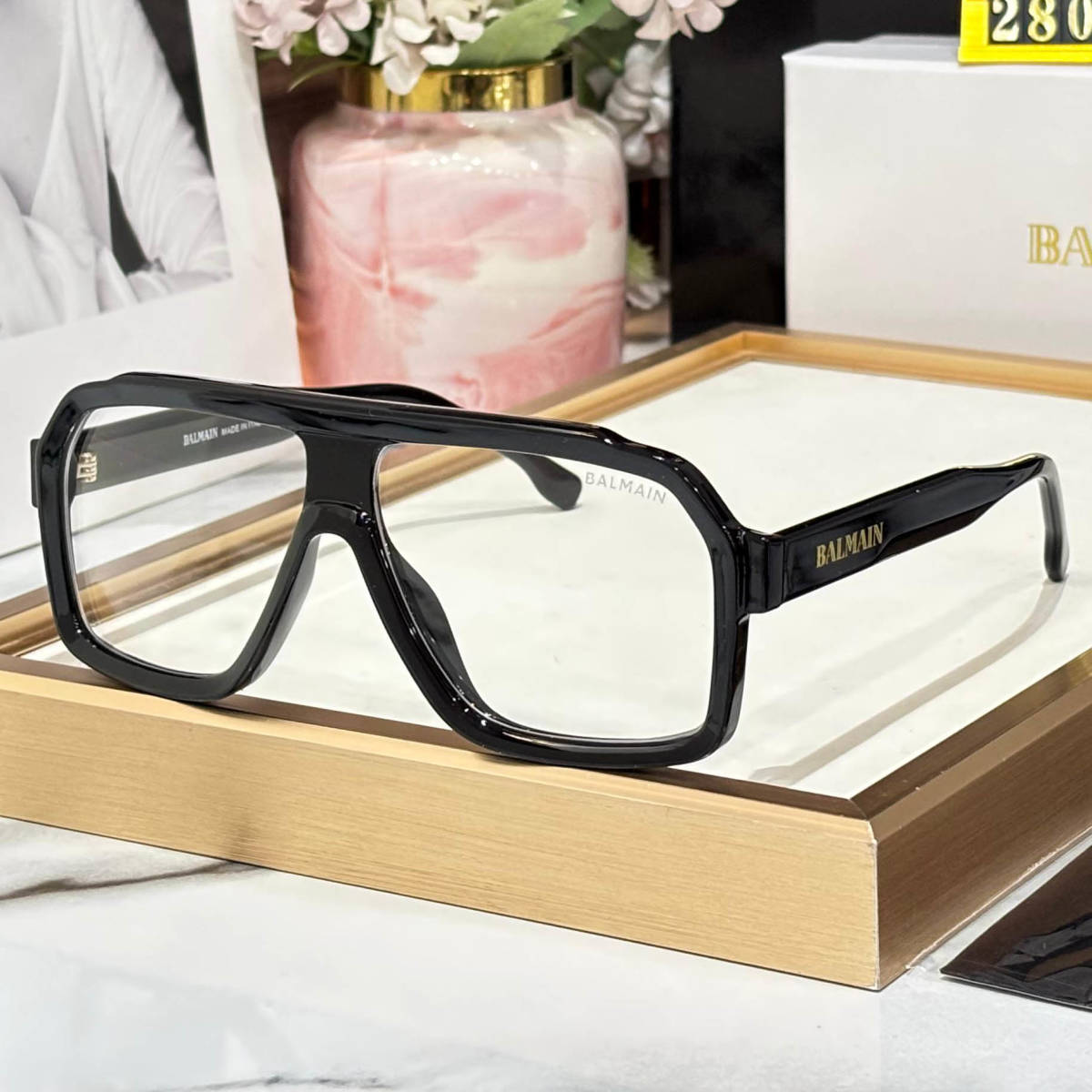 Balmain White Luxury Sunglasses-0