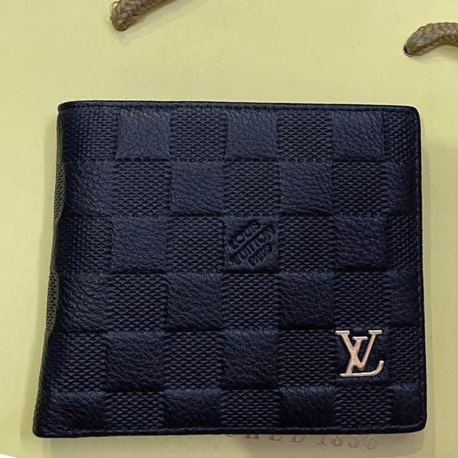 Louis Vuitton Black Premium Compact Wallet-0