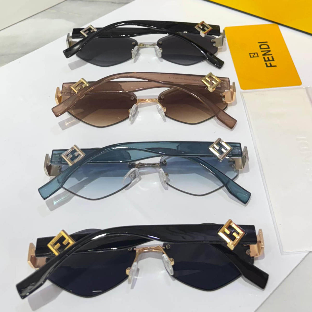 Fendi Blue Premium Women's Sunglasses-3