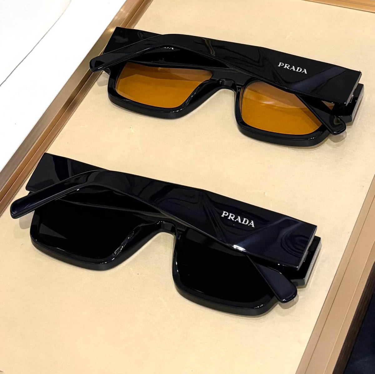 Prada Golden Luxury Sunglasses-6