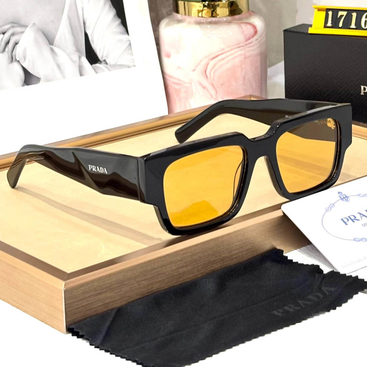 Prada Golden Luxury Sunglasses-1