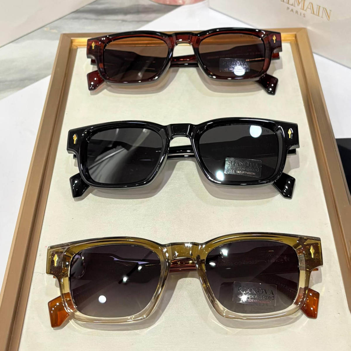 Balmain Grey Luxury Sunglasses-2