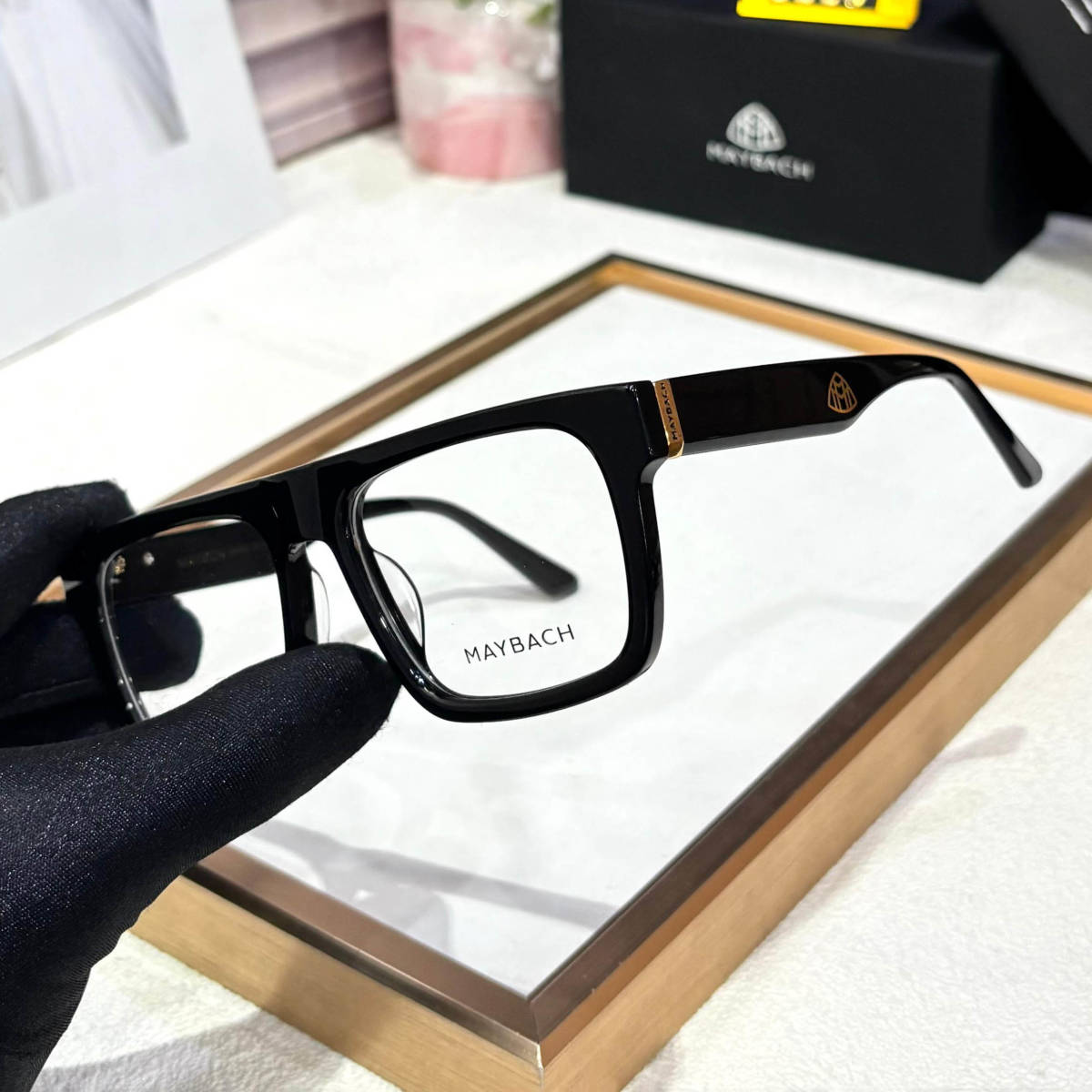 Maybach Black Luxury Sunglasses-1