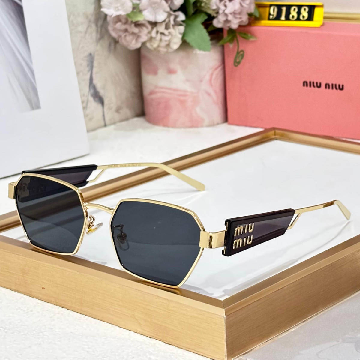 Miu Miu Black Premium Women's Sunglasses-0