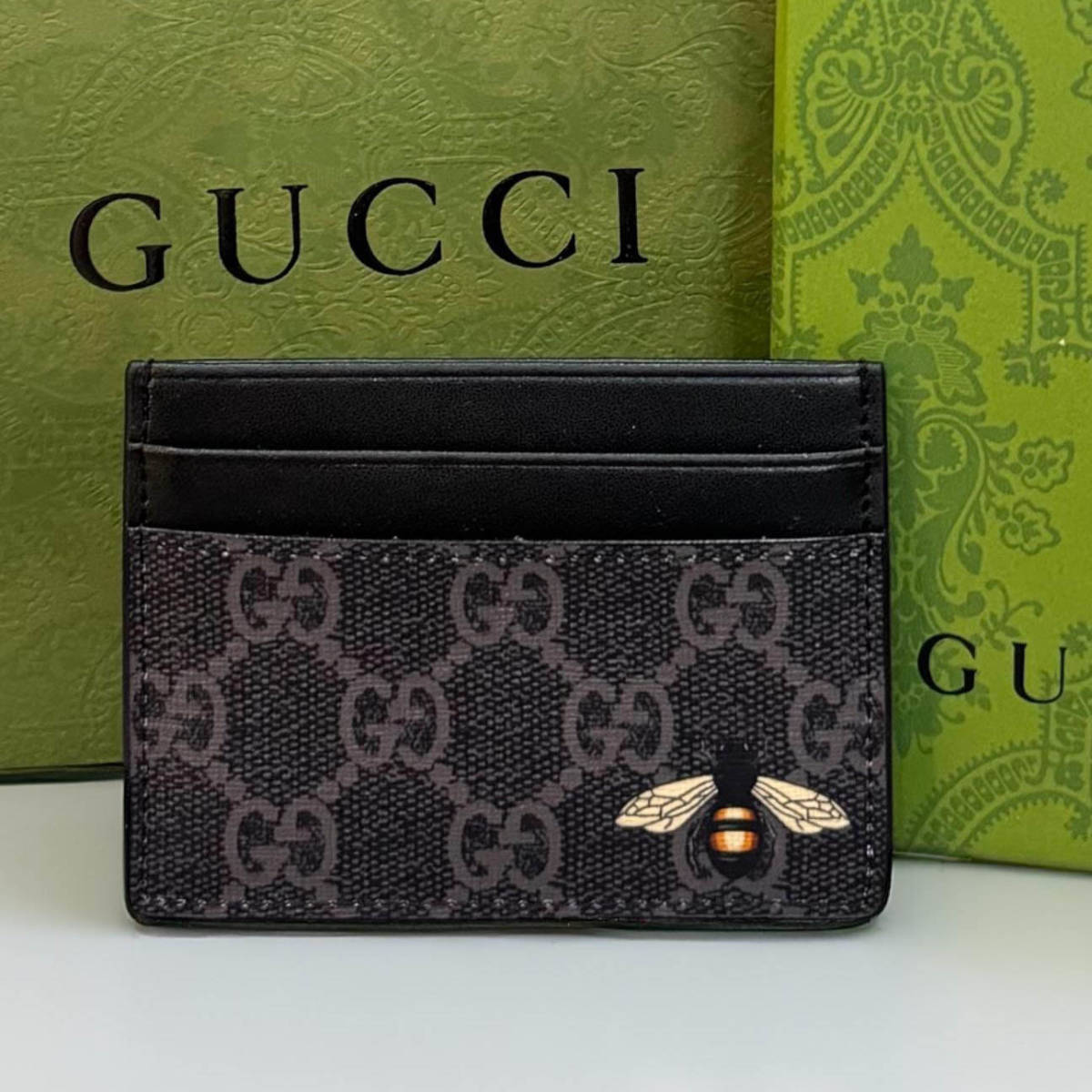 Gucci Black Premium Card Wallet-0