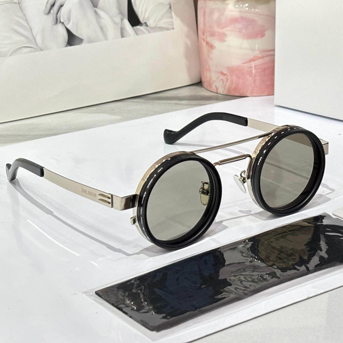 Balmain Lens Changing Silver Luxury Sunglasses-1