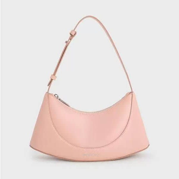 Charles & Keith Sigrid Pink Shoulder Bag-0