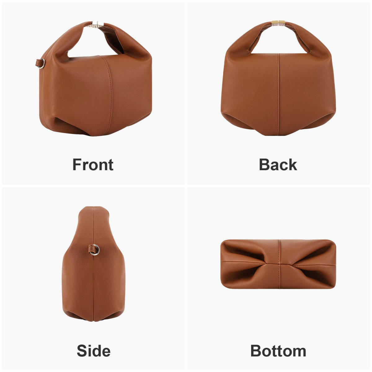 Polene Beri Brown Satchel Bag-1