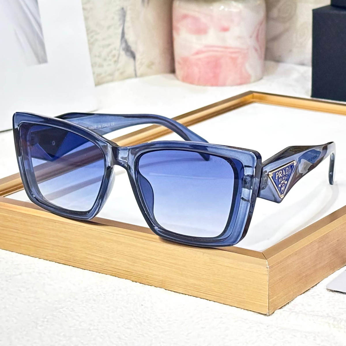 Prada Transparent Luxury Sunglasses-0