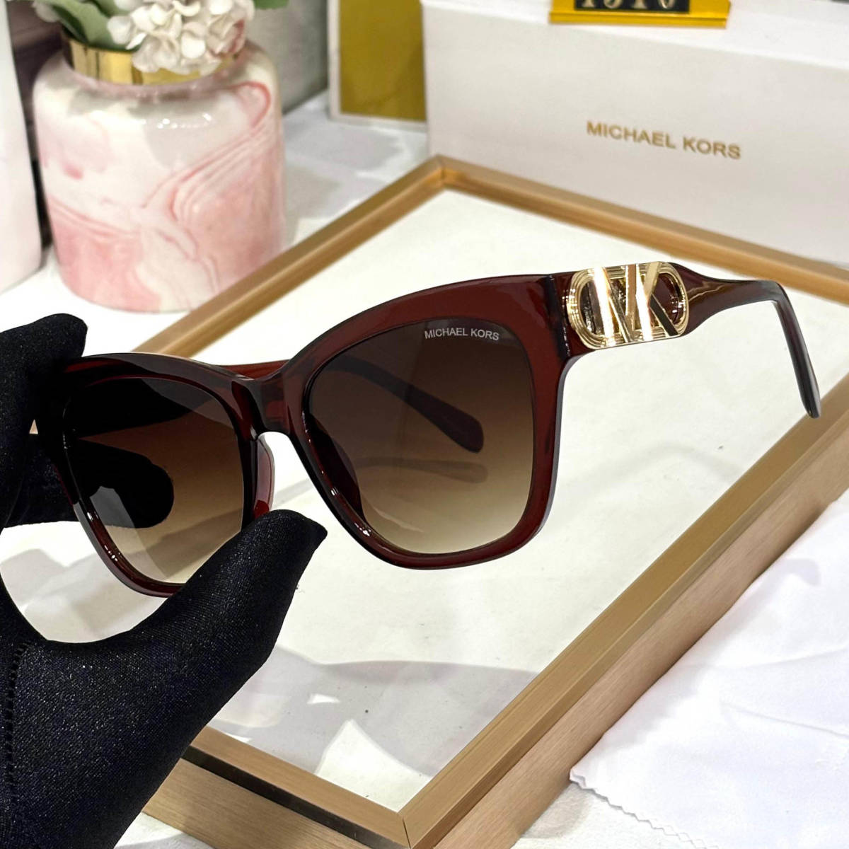 Michael Kors Brown Luxury Sunglasses-1