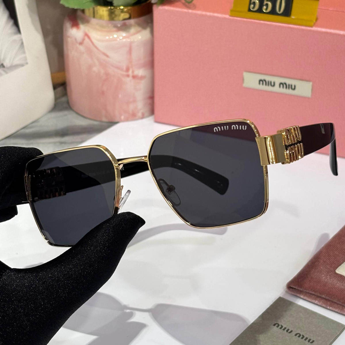 Miu Miu Black Premium Women's Sunglasses-1