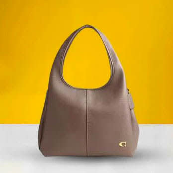 Coach Lana Beige Shoulder Bag-1