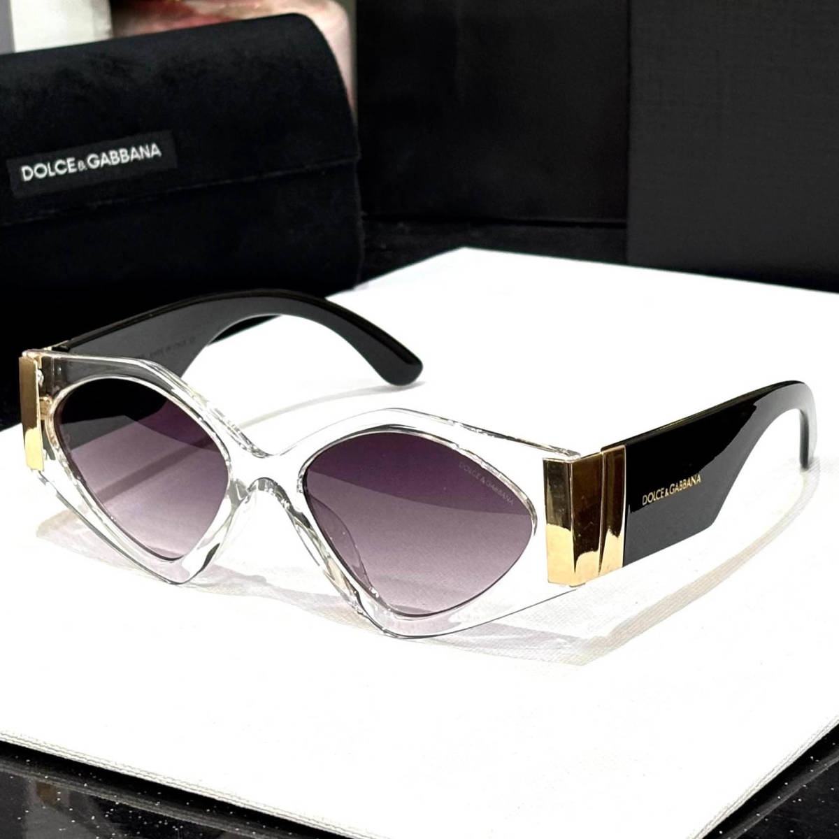 Dolce & Gabbana Purple Premium Women's Sunglasses-0