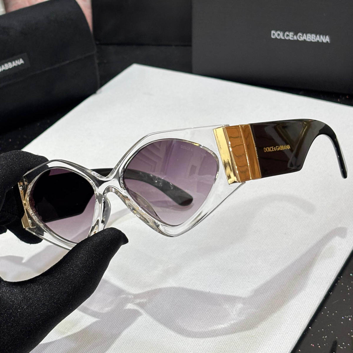 Dolce & Gabbana Purple Premium Women's Sunglasses-1