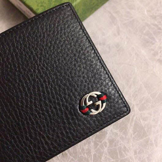 Gucci Black Premium Compact Wallet-5