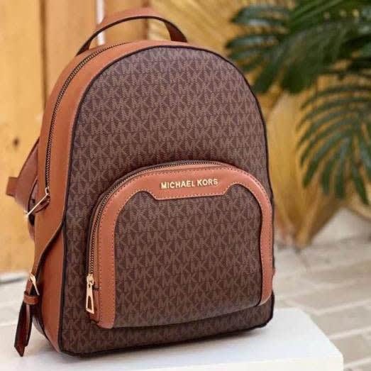 Michael Kors MK Jaycee Brown Backpack-0