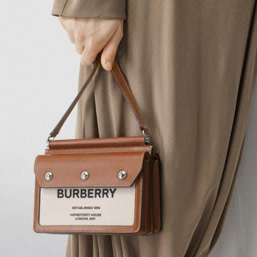 Burberry Horseferry Pocket Brown Crossbody Bag-0