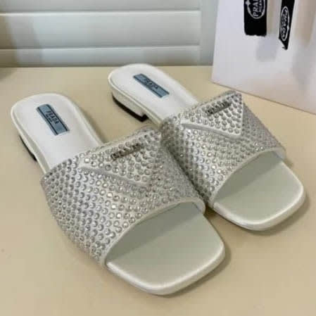 Prada White Premium Quality Women's Flat Sandals-0