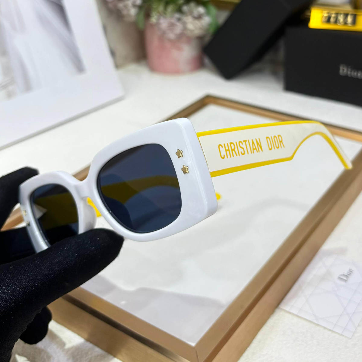 Dior White Premium Women's Sunglasses-1