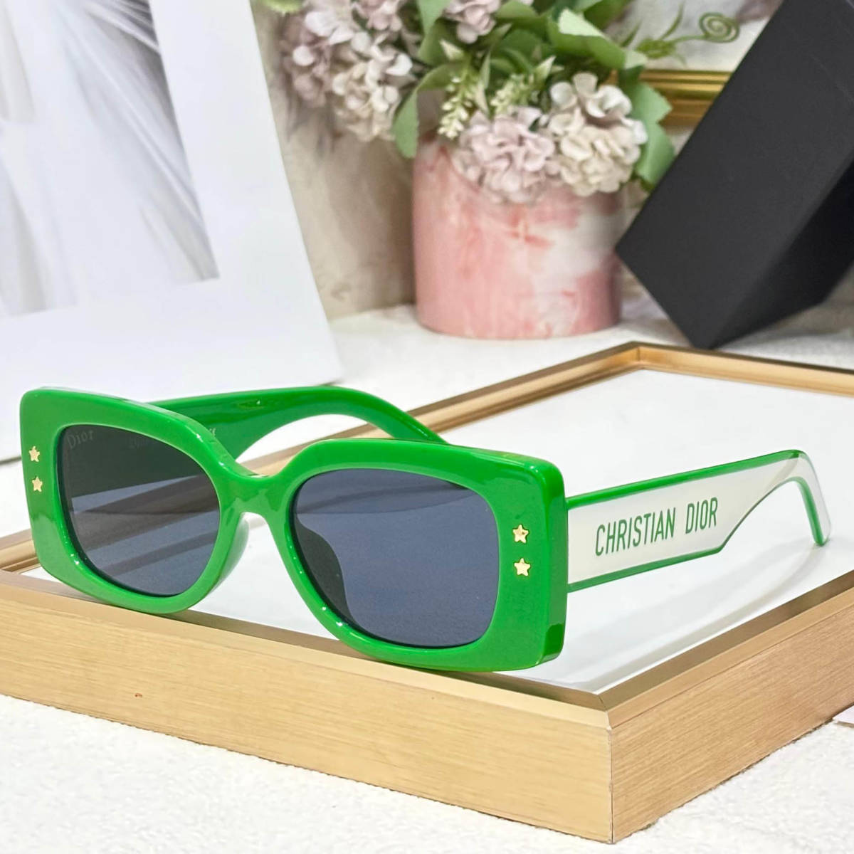 Dior Green Premium Women's Sunglasses-0