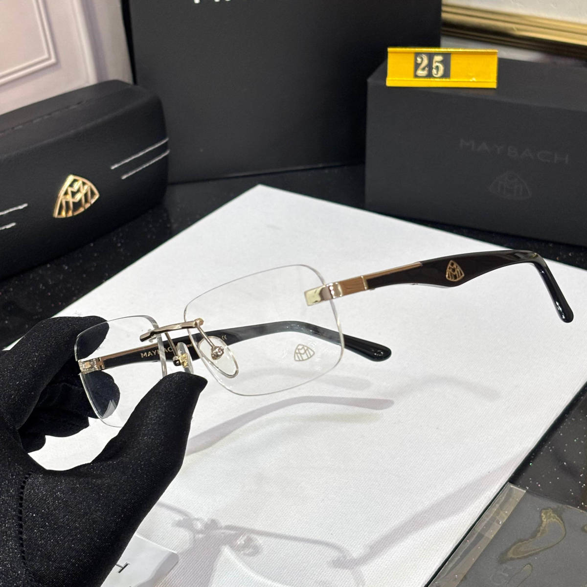 Maybach Black Luxury Sunglasses-1