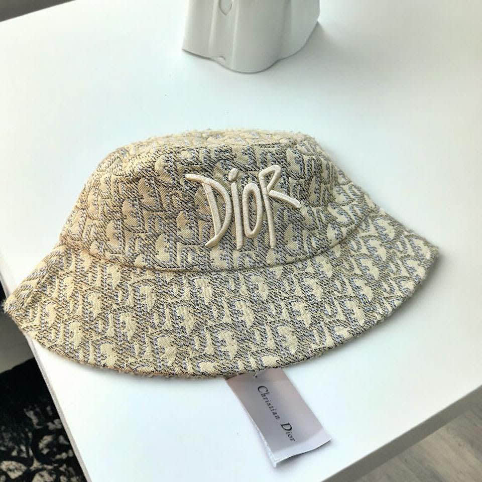 Dior Cream Premium Bucket Hat-2