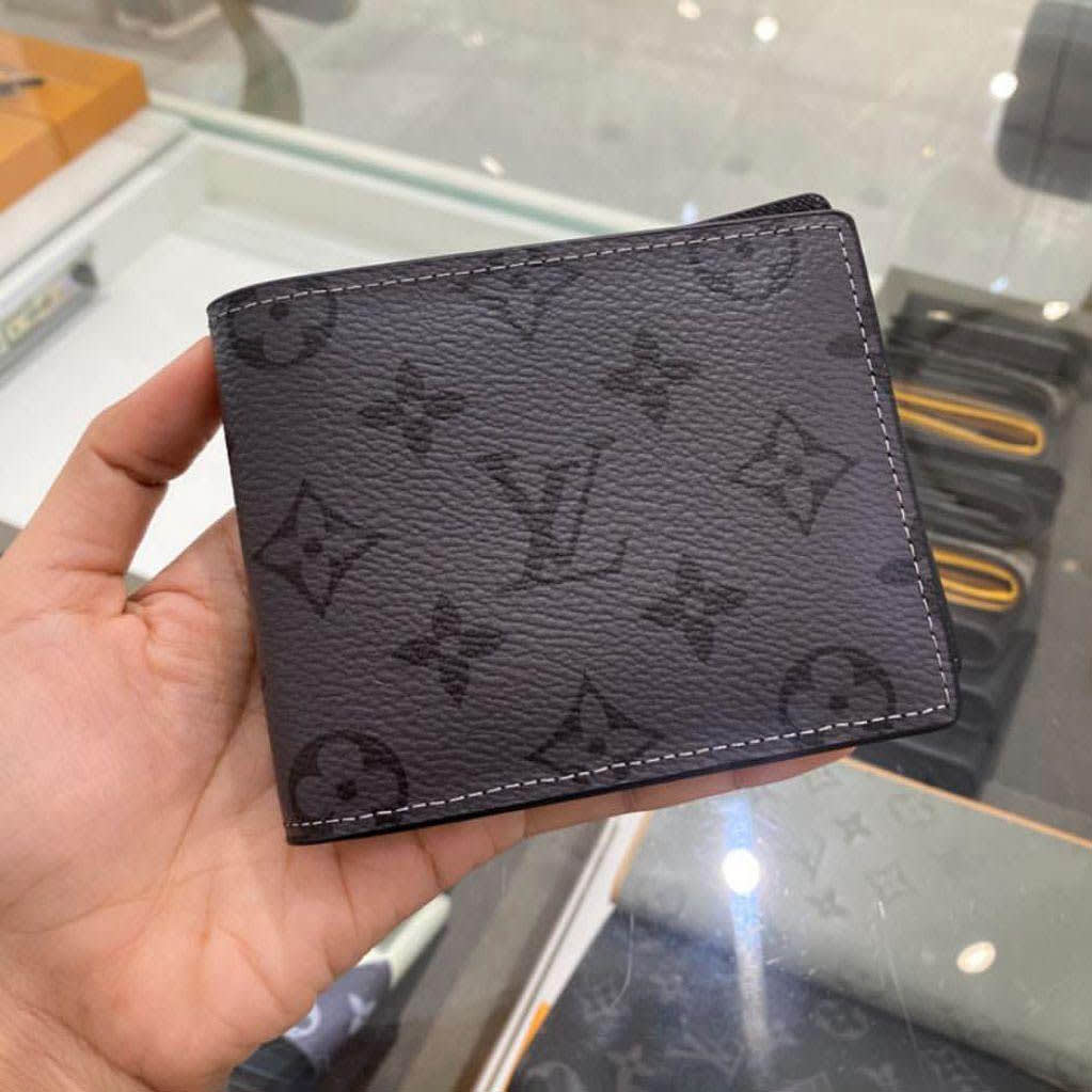 Louis Vuitton Black Premium Compact Wallet-2