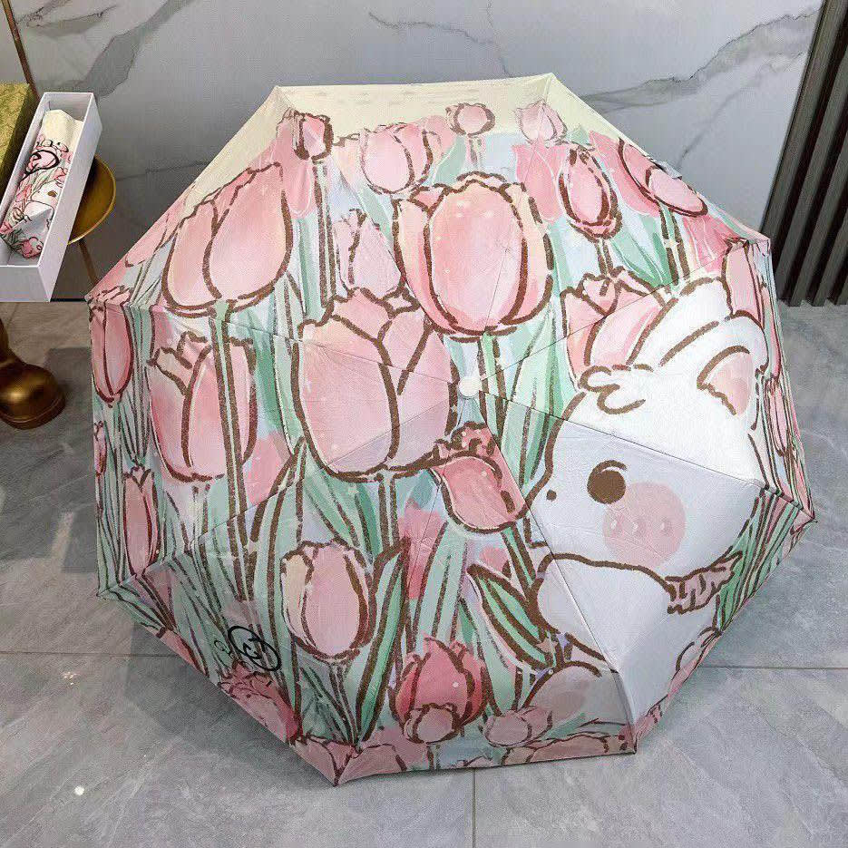 Gucci Flower Print Premium Quality Umbrella-0
