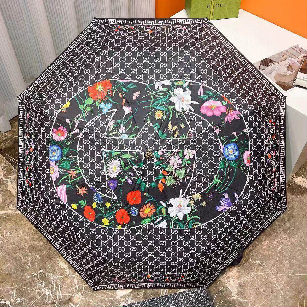 Gucci Black Premium Quality Umbrella-0