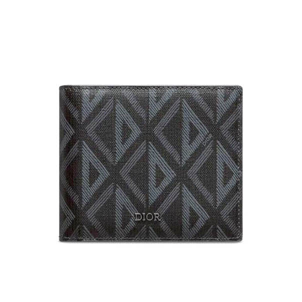 Dior Black Premium Compact Wallet-0