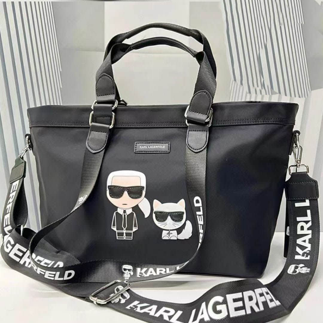 Karl Lagerfeld Black Tote Bag-0