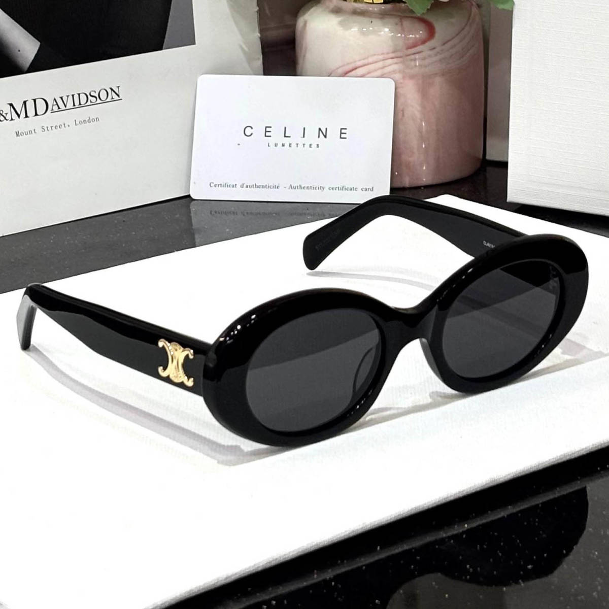 Celine Black Premium Women's Sunglasses-10