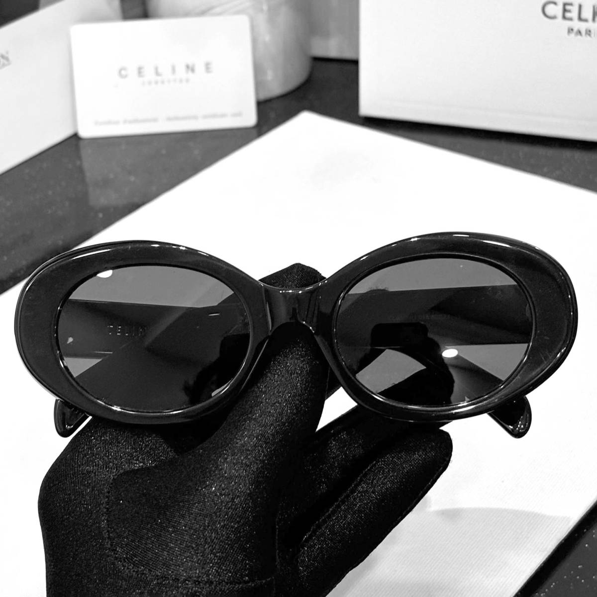 Celine Black Premium Women's Sunglasses-5
