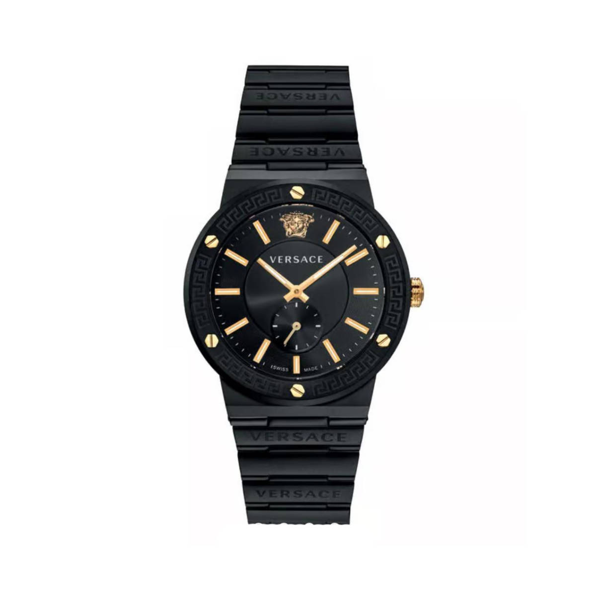 Versace Black Greca Logo-VI Watch for Men VEV100620-0