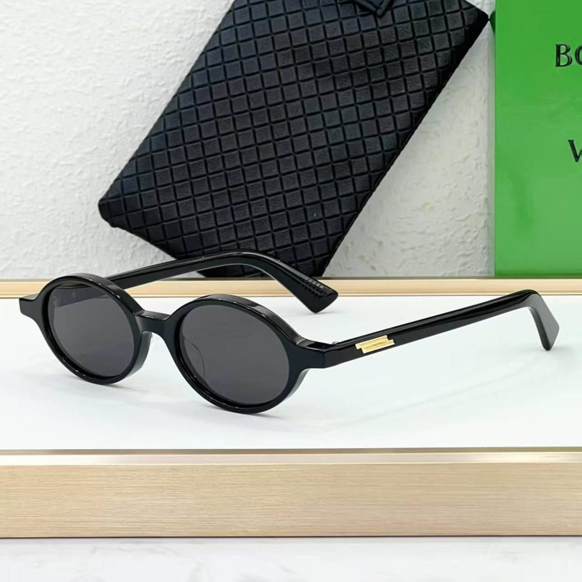 Bottega Veneta Black Luxury Sunglasses-0