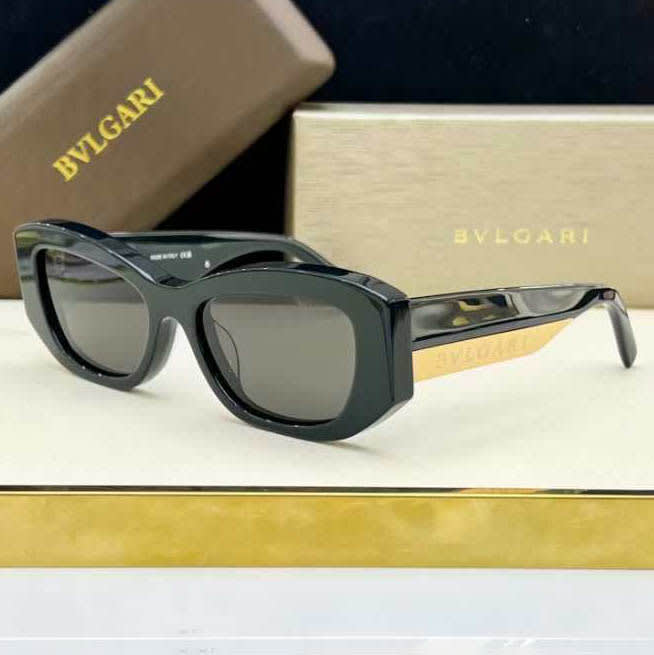 Bvlgari Black & Golden Luxury Sunglasses-0