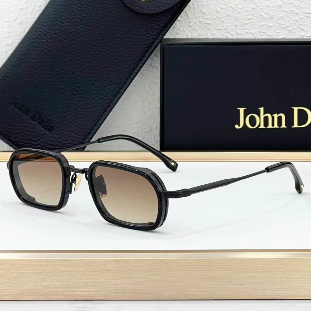 John Dalia Brown Luxury Sunglasses-0