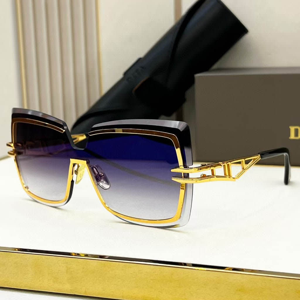 Dita Golden & Blue Premium Quality Sunglasses-0