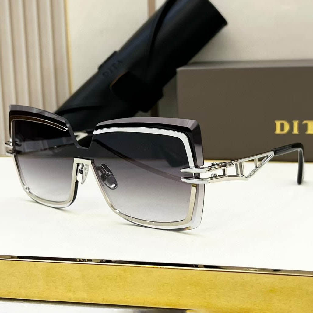 Dita Silver & Black Premium Quality Sunglasses-0