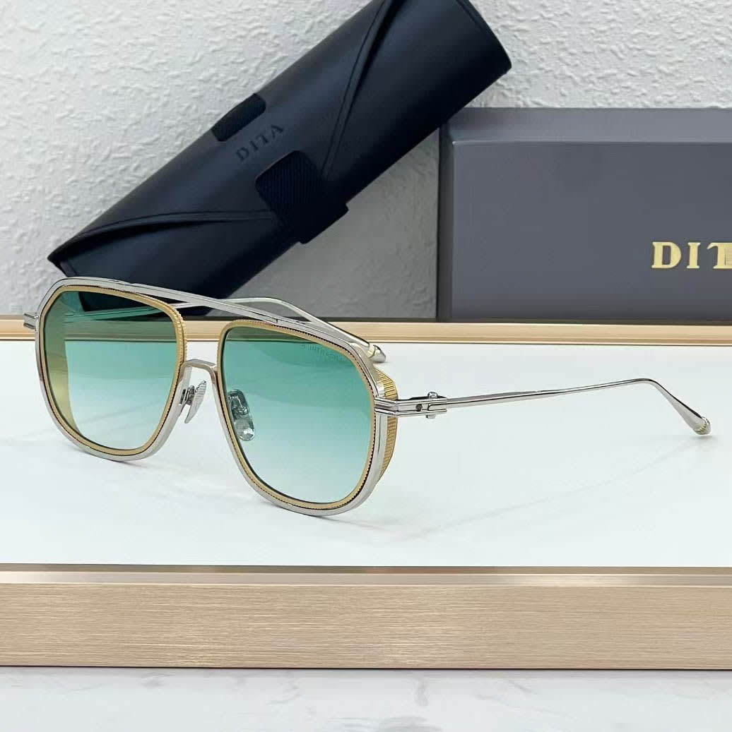Dita Silver & Blue Premium Quality Sunglasses-0