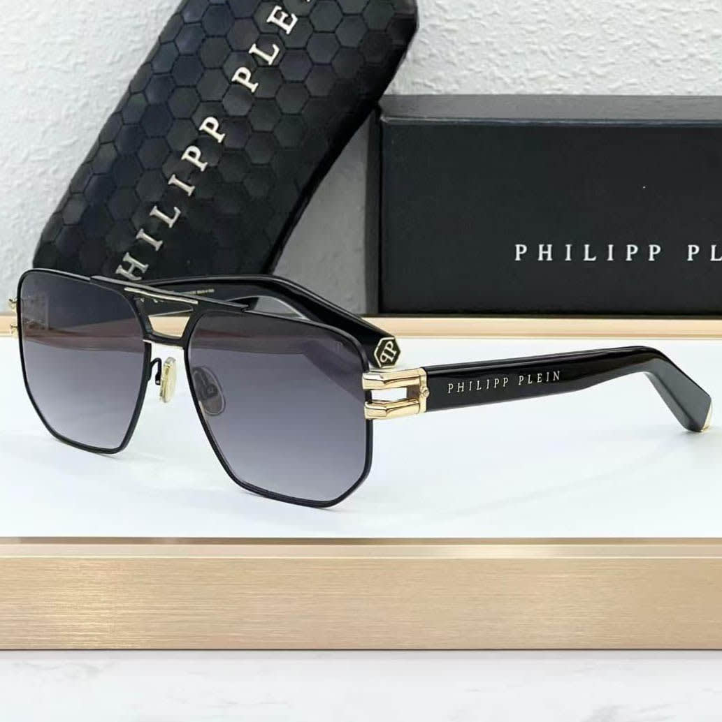 Philipp Plein Grey Luxury Sunglasses-0