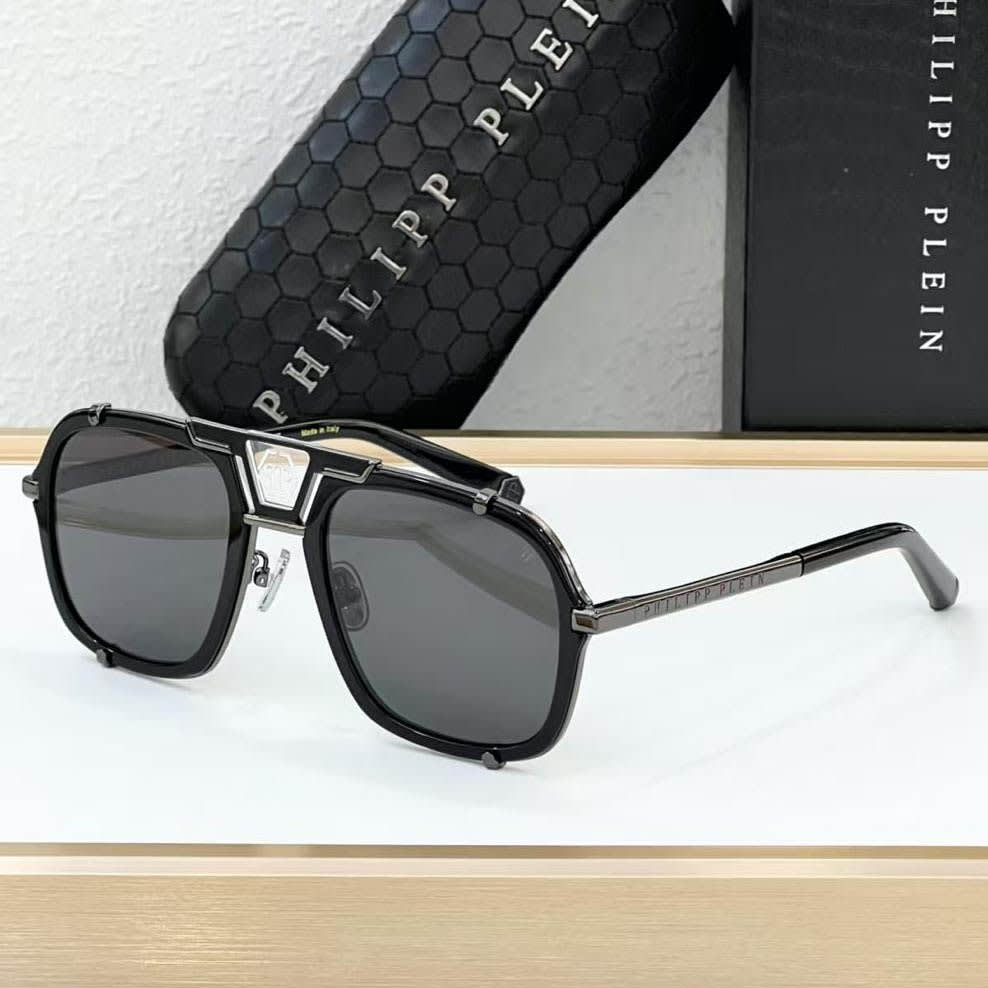 Philipp Plein Black Luxury Sunglasses-0